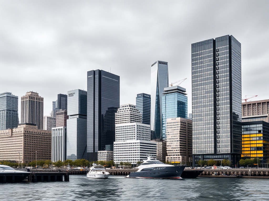Jersey City waterfront business towers representing commercial insurance coverage