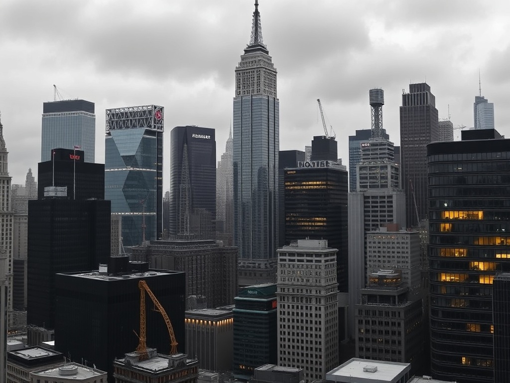 Manhattan financial district skyscrapers representing commercial insurance solutions