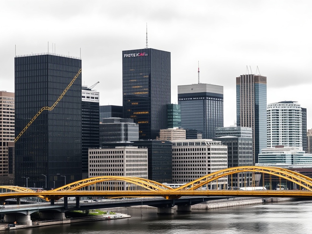 Pittsburgh business district with corporate towers representing comprehensive commercial insurance solutions