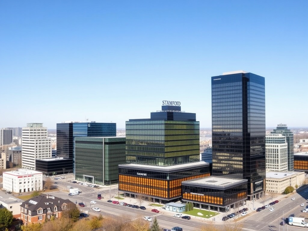 Stamford corporate headquarters district representing high-level commercial insurance solutions
